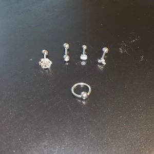 5 cartilage earrings